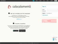 Tablet Screenshot of colocolomemo.com